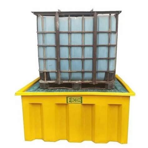 Plastic IBC Spill Containment Pallet Dimension Size 1560 1560 550 Mm