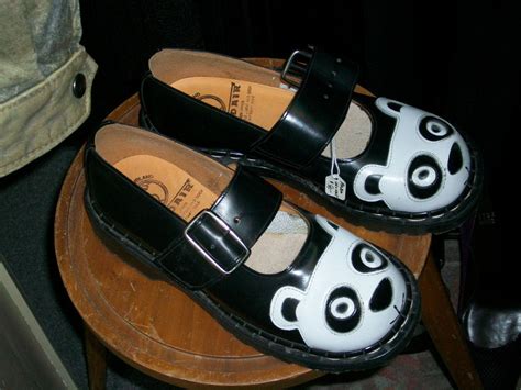 Panda Buckle Shoes Crazy Shoes Doc Martens