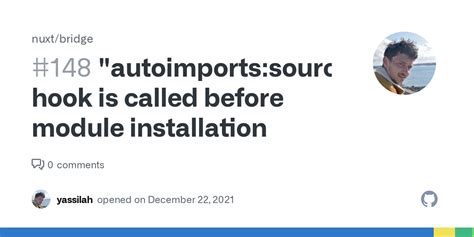 Autoimports Sources Hook Is Called Before Module Installation Issue