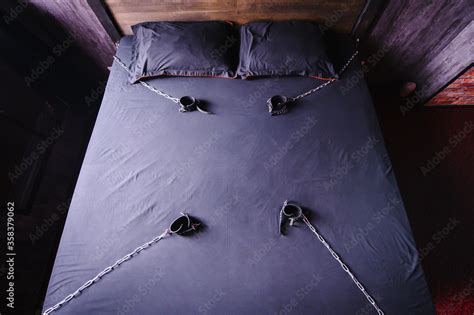 Bedroom For Intimate Meetings Vdsm Equipment And Sex Toys Leather