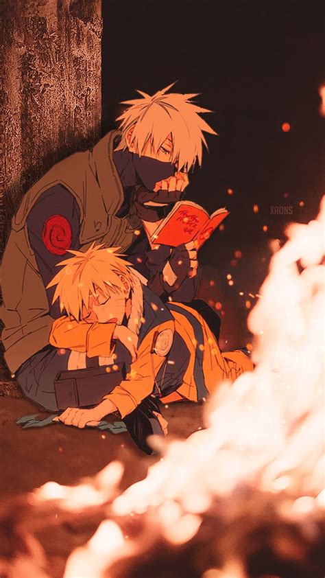 Kakashi Sensei Naruto Uzumaki With