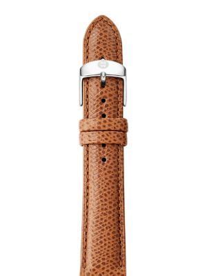 Elegant Saddle Leather Watch Strap - MICHELE WATCHES