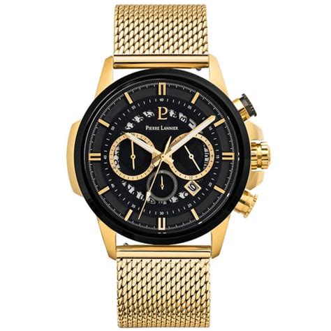 Montre Analogique Homme Pierre Lannier Acier Jaune 238G032 Cleor