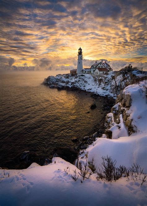 After The Snow Lighthouse Pictures Beautiful Lighthouse Lighthouses