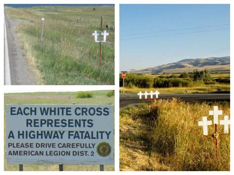 The Highways In Montana Have A White Cross Representing Each Highway Fatality R Mildlyinteresting