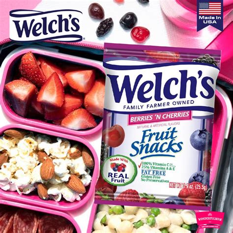 Welch’s® Fruit Snacks Berries ’n Cherries 25.5g – Wonderfulmom.lk