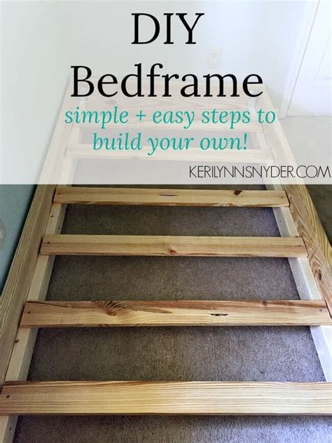 Diy floor bed frame – Artofit