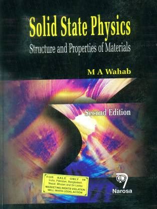 Solid State Physics: Buy Solid State Physics by Wahab M. A. at Low ...