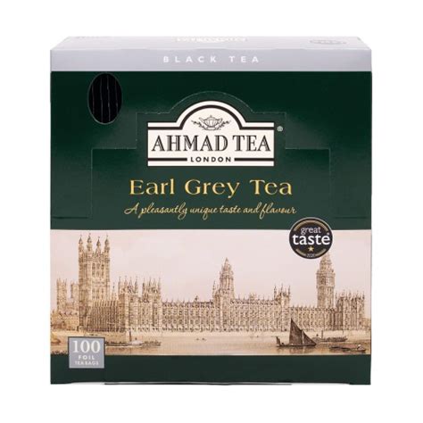 Ahmad Tea Earl Grey Herbata Czarna 100 Torebek Aluminiowych Smacznego Pl