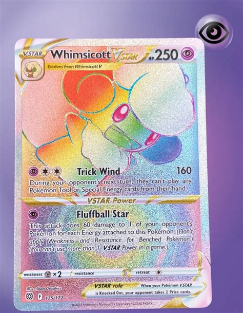 Whimsicott Vstar 175 172 Brilliant Stars TCG Coleccionistas