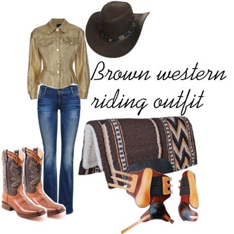 Brown Western Riding Outfit By Redhead Rocker On Polyvore