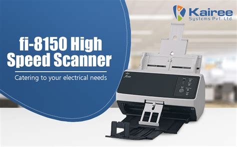 Fujitsu fi-8150 High Speed Scanner with LAN coonectivity, Good Capacity ...