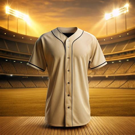 Baseball Jersey Blank Mockup | Premium AI-generated image