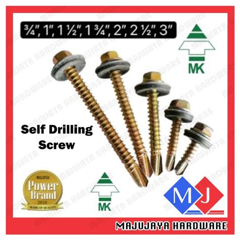 Self Drilling Screw Pc With Washer Awing Screw Skru Oning Skru Atap