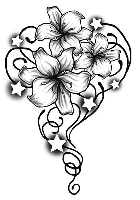 Hawaiian Flower Drawing at GetDrawings | Free download