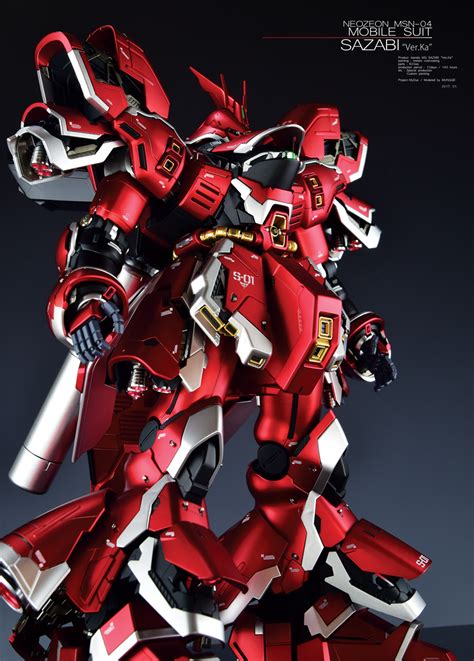 Mg Sazabi Ver Ka Painted Build Usa Gundam Store