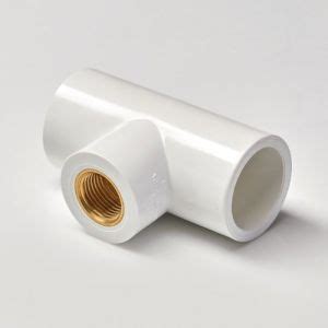 UPVC Brass Tee Unplasticized Polyvinyl Chloride Brass Tee Price