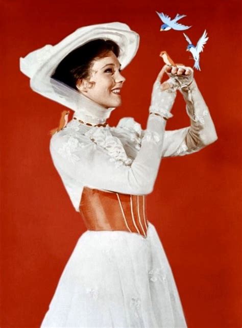 Julie Andrews In A Publicity Photo For Mary Poppins Julie