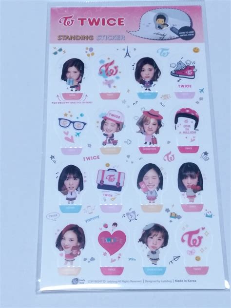 Twice Photo D Standing Sticker Kpop Jihyo Tzuyu Nayeon Momo Mina Sana