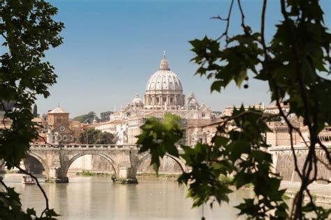 Bas Lica A Ponte Do Anjo De Saint E Do S De St Peter Roma It Lia