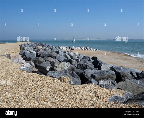 Sandy Point Hayling Island Hampshire England Uk Stock Photo Alamy