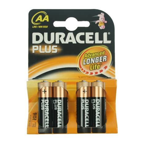 Duracell Aa 1 5v Batteries Duracell Alkaline Plus Range Uk Electrical Supplies