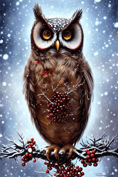 Owl Fantasy Graphic · Creative Fabrica