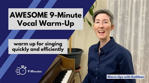 Awesome 9 Minute Vocal Warm Up Warm Up For Singing Quickly Quick