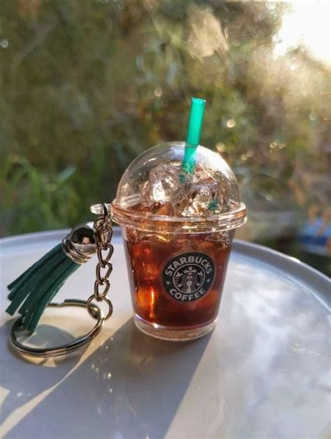 Starbucks Keychain Iced Coffee Tumbler Cup Keychain Gift Boba Cup