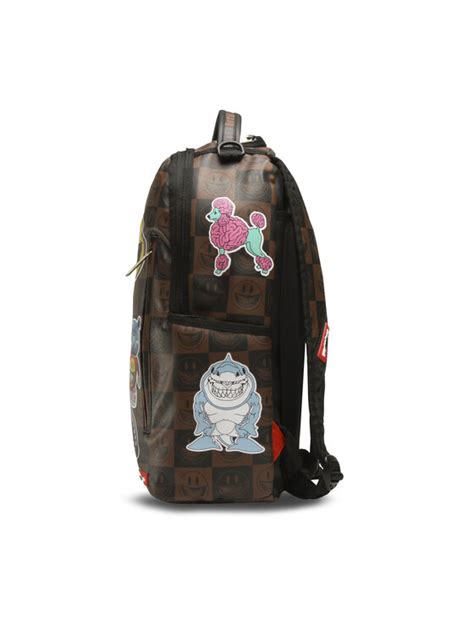 Sprayground Rucksack Ron English Globalmogul Backpack B Nsz Braun