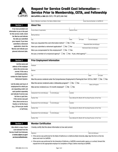 Form Pers Msd 370 Fill Out Printable PDF Forms Online