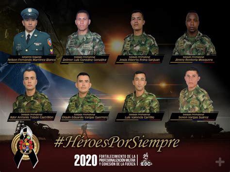 Ejército Dio A Conocer La Lista De Soldados Fallecidos Y Heridos En El