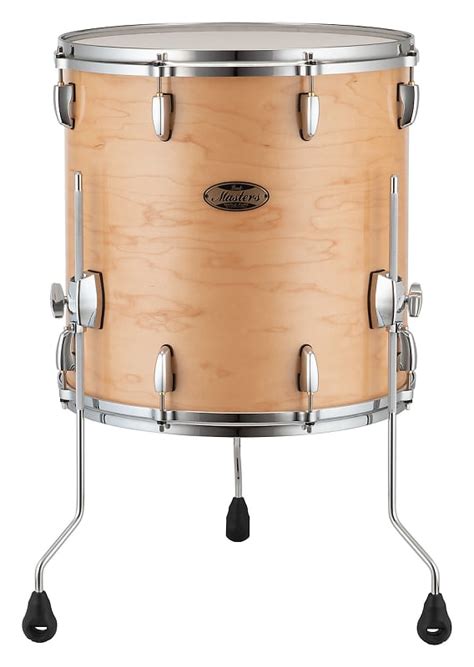 Pearl Masters Maple Pure Floor Tom 16x16 Natural Maple Reverb