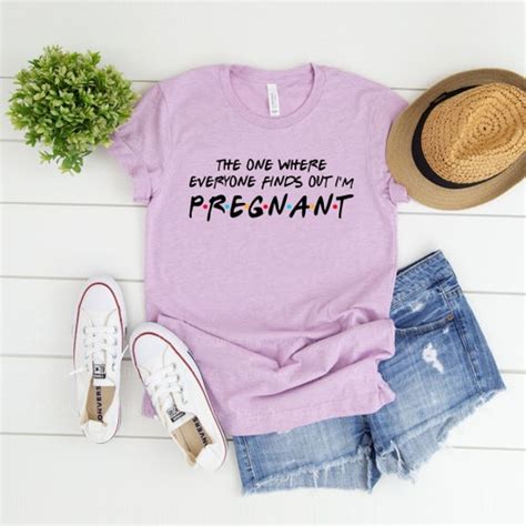 The One Where I M Pregnant Shirt Pregnancy Announcement Etsy