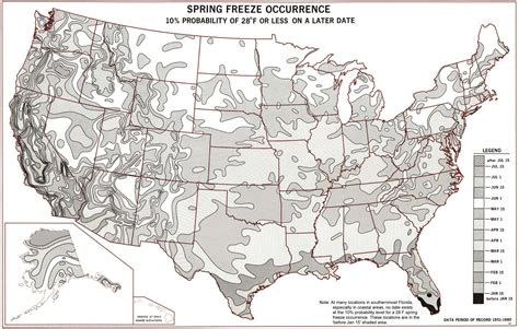 Us Frost Depth Map