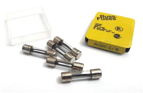 Bussmann Agx Agx Series Fuse Fast Acting V Glass