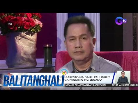 Pastor Quiboloy Ipinaaaresto Na Dahil Paulit Ulit Na Hindi Sumipot Sa