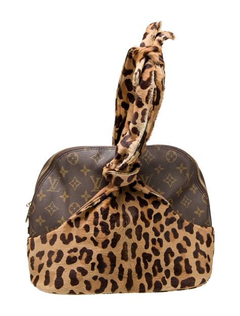 Louis Vuitton X Alaia Monogram Leopard Alma Brown Handle Bags