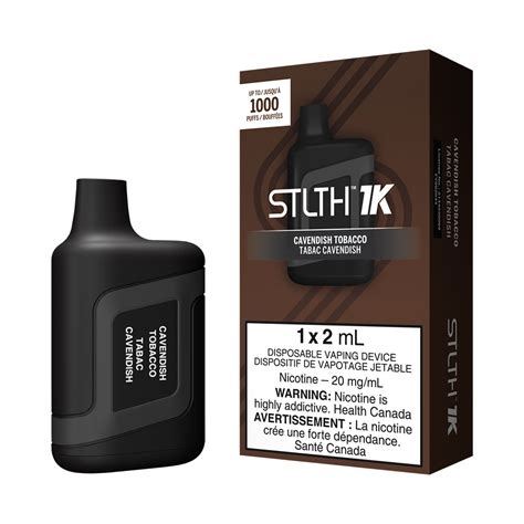 Cavendish Tobacco STLTH 1K Disposable Vape VapeLoft