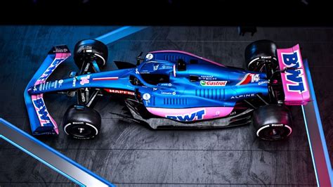 Alpine Launch 2022 F1 Car Striking New Blue And Pink Look Revealed