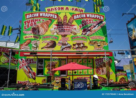 A Food Attraction at the Orange County Fair Editorial Stock Photo - Image of county, house ...