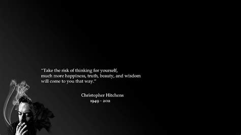 HD wallpaper: Christopher Hitchens quote, christopher hitchens quotes ...