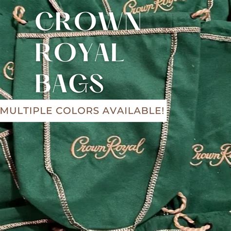 Crown Royal Bags Collectors & Crafters - Etsy