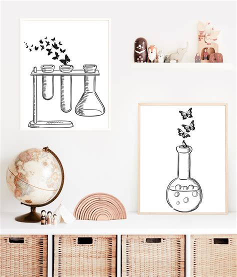 Science CLASSROOM Decorations Science Class Gallery Wall Set - Etsy