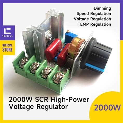 Ac V W Thyristor Electronic Voltage Regulator Dimming Speed