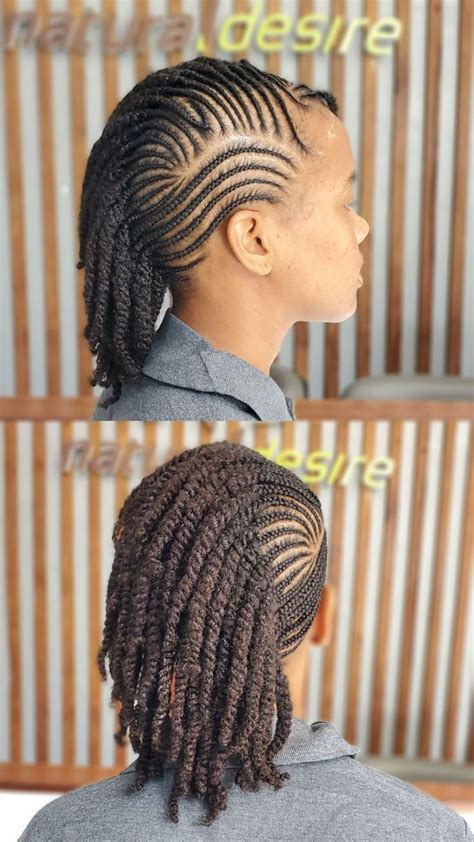 Cornrows Twist Combo Ideas Hair Twist Styles Natural Hairstyles For