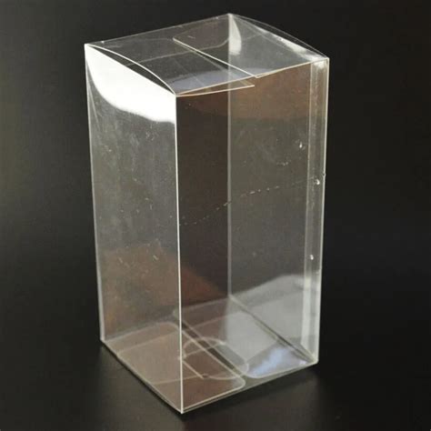 6 Sizes 20pcs Lot Clear PVC Plastic Packaging Box Transparent PVC Box