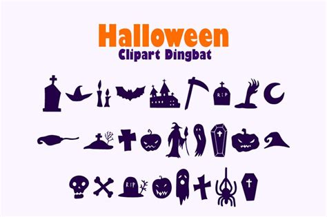 Halloween Clipart font | Fonts2u.com