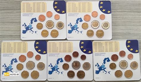 Duitsland Euro Set Bu Fdc Cent Tot Euro Adfgj Euronotes Be