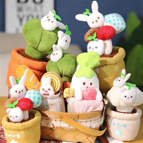 Succulent Plush Doll Vivid Highly Elastic Super Soft Cartoon